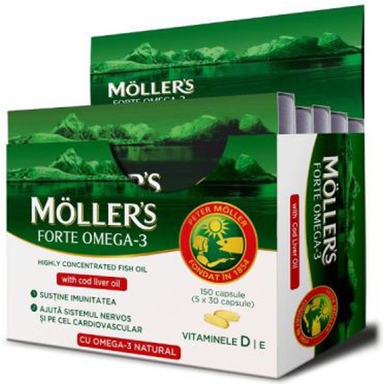 Биологически активная добавка Mollers Forte с жирными кислотами Омега-3
