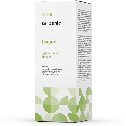 Медицинский Гель Terpenic Livium для свежести и облегчения усталости ног