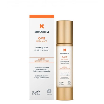 Сыворотка-флюид для сияния Sesderma C Vit Radiance Glowing Fluid Antioxidant Booster System