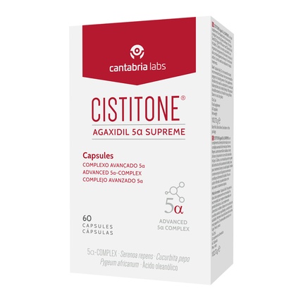 Капсулы Cistitone Agaxidil 5 Supreme для Хронического Выпадения Волос