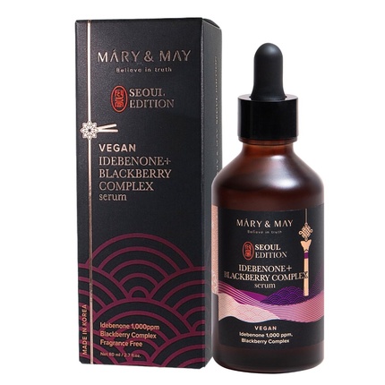 Сыворотка Mary & May Seoul Edition Vegan Idebenone+Blackberry Complex Serum