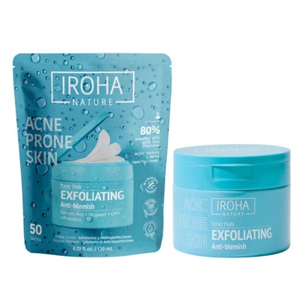 Тонер-пэды Iroha Nature для проблемной кожи Iroha Nature Anti Blemishes