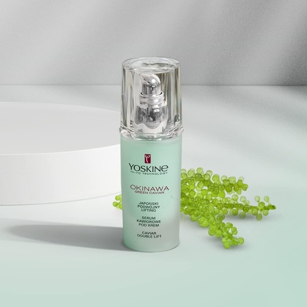 Сыворотка для лица Yoskine Okinawa Green Caviar Лифтинг против морщин Два действия