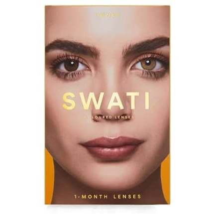 Контактные линзы Swati Cosmetics Естественно выглядящие контактные линзы медового цвета