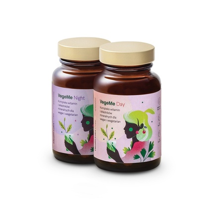Комплекс для поддержки здоровья Supplement Health Labs Care Vegeme Daily Support And Supplement Plant-Based Diet Vegeme Day Vegeme Night 2x30 Капсулы