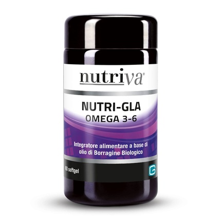Мягкие желатиновые капсулы Nutriva Nutri-GLA BIO Добавка для кожи
