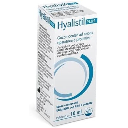 Смазывающий и защитный офтальмологический раствор Sifid Hyalistil PLUS