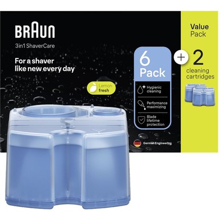 Очищающий раствор Braun Shavercare Smartcare Center, сменные картриджи
