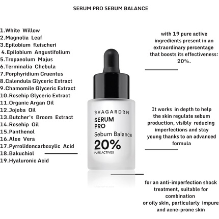 Сыворотка Eva Garden Serum Pro Sebum Balance 20% Pure Actives