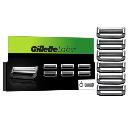 Лезвия для бритья Gillette Gillette Labs Зеленый/Черный