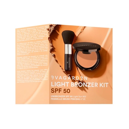 Набор для Защиты от Солнца для Лица SPF 50 Eva Garden Light Bronzer