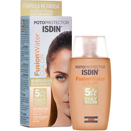 Водостойкий тонирующий солнцезащитный крем ISDIN Fotoprotector Fusion Water Color Natural Coverage