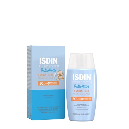 Солнцезащитный лосьон ISDIN Fotoprotector Pediatrics Fusion Fluid Mineral Baby Spf50