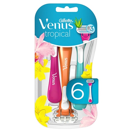 Одноразовые бритвы Gillette Tropical
