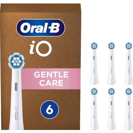 Запасные Насадки для Зубной Щетки Oral-B Io Gentle Big - Комплект из 6 штук
