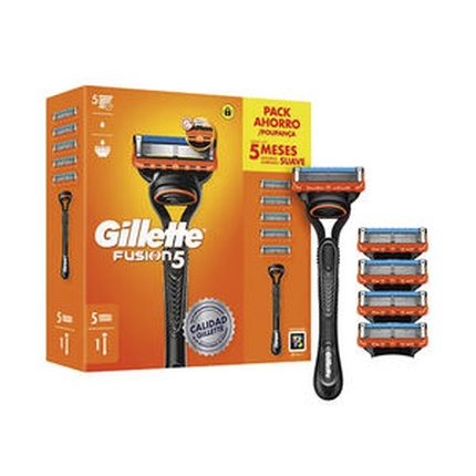 Станок Gillette Fusion 5 + 5 сменных кассет
