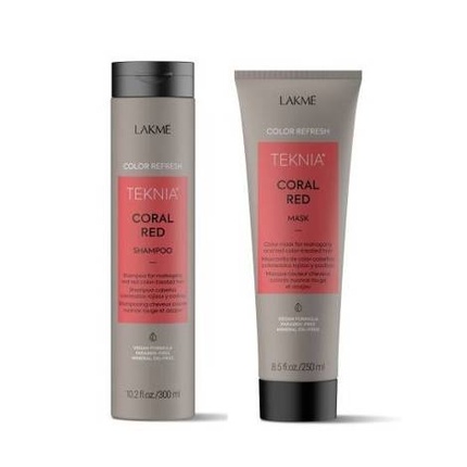 Набор Шампунь и Маска для Волос Lakme Освежающий Красный