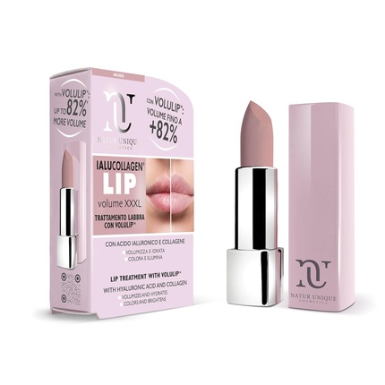Блеск для губ Natur Unique Ialucollagen Lip Volume XXXL Нюдовый оттенок