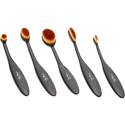 Набор кистей Glooke Kisses Sky Luxury Brush Set - Комплект из 5 штук