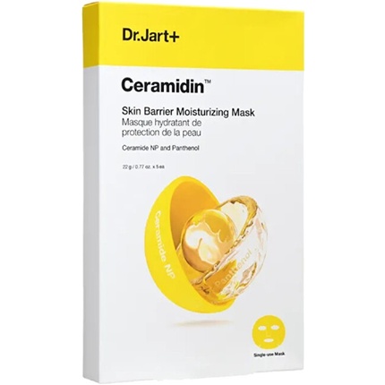 Увлажняющая и укрепляющая тканевая маска для лица Dr Jart Ceramidin