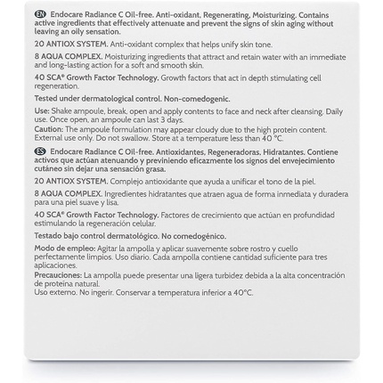 IFC ENDOCARE C Oil Free 30 ампул по 2 мл