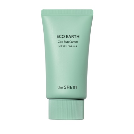 Защитное средство от солнца для лица The Saem Eco Earth Cica Sun Cream