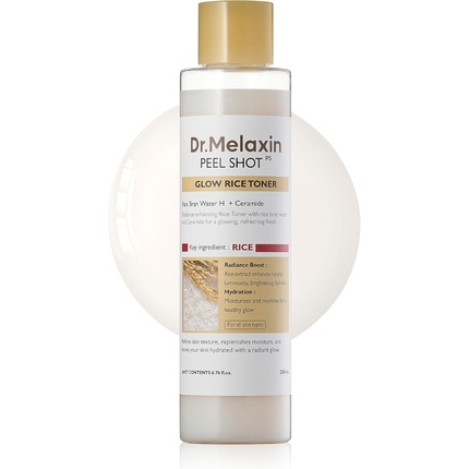 Тонер Dr. Melaxin Peel Shot Glowe Rice