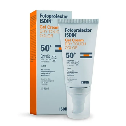 Солнцезащитный Гель-Крем ISDIN Isdin Sunscreen Spf 50 Сухое Прикосновение Цветной