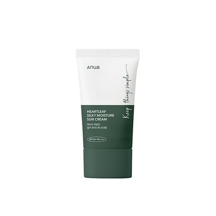 Солнцезащитный крем Anua Heartleaf Silky Moisture Sunscreen