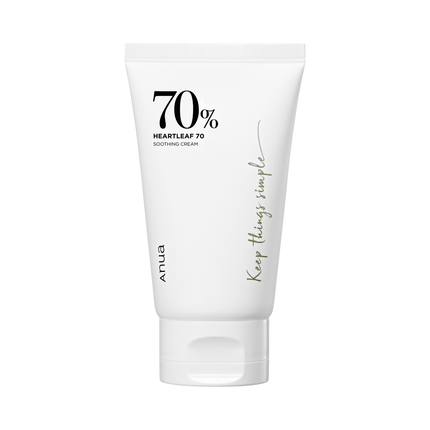 Увлажняющий крем для лица Anua Heartleaf 70 Soothing Cream