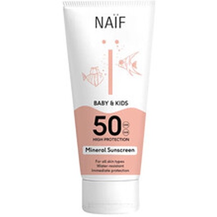 Минеральный солнцезащитный крем Naif Baby & Kids