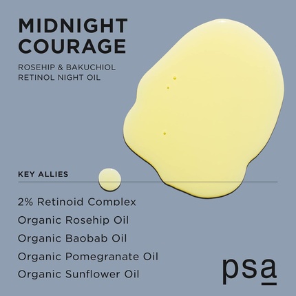 Retinoid Night Oil Psa Midnight Courage