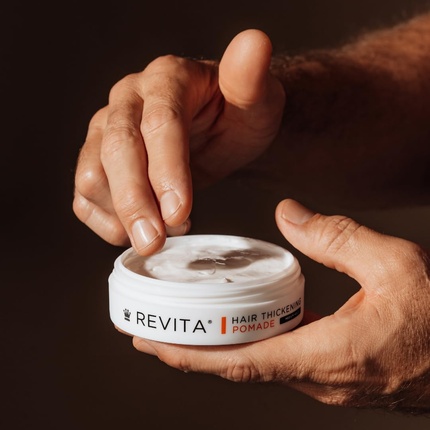 Крем для укладки волос DS Laboratories Revita Thickening Hair Pomade с биотином, кофеином и пчелиным воском