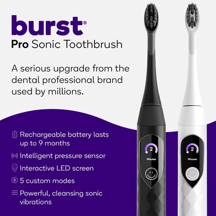 Электрическая зубная щетка Burst Burst Pro Sonic Advanced