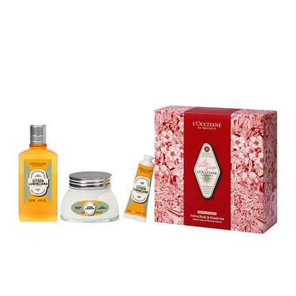 Наборы по уходу за телом L'Occitane Бархатный набор для тела и рук Подарочный набор