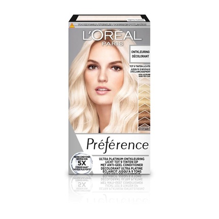 Обесцвечиватель для волос L'Oreal Professional Preference Ультра Платиновый Платиновый Блонд