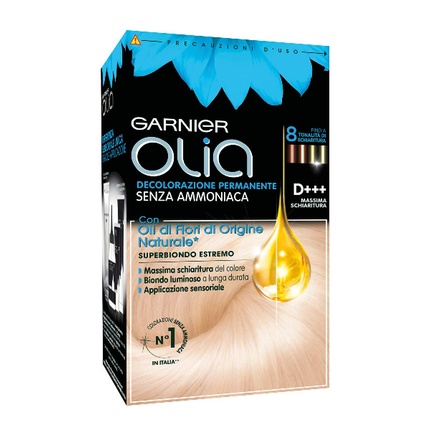 Стойкое Окрашивание и Осветление Garnier Olia Супер Блонд D+++