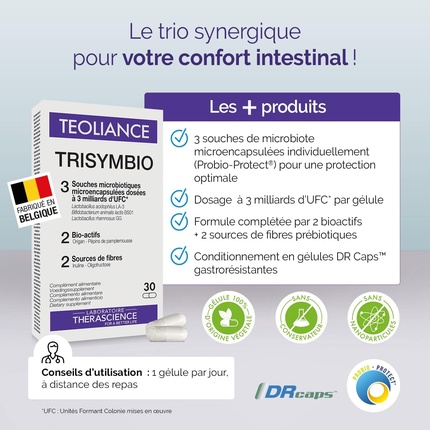 Капсулы Therascience Teoliance Trisymbio