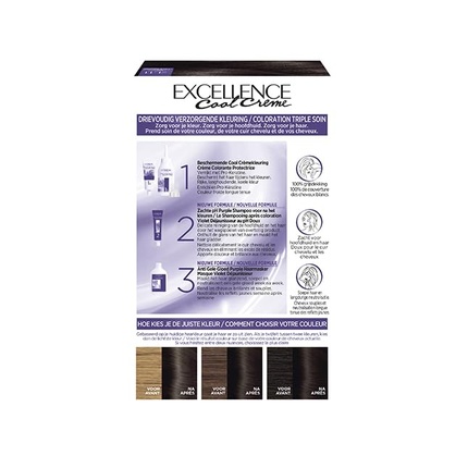Краска для волос L'Oreal Paris Excellence Cooling Cream Ультра-пепельно-коричневый