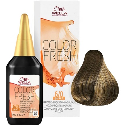 Краска для волос Wella Color Fresh 6/0 Blonde Func
