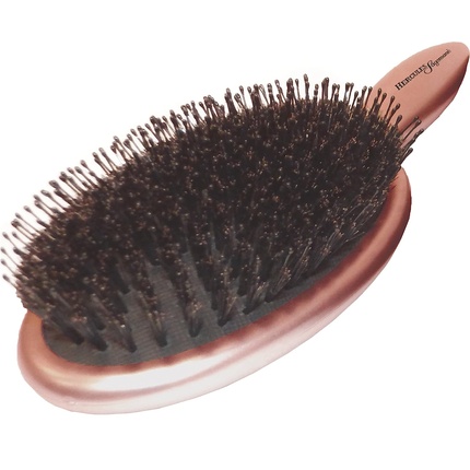 Деревянная щетка Hercules Sagemann Care Brush со щетиной из натуральной щетины кабана, медного цвета
