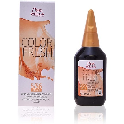 Краска для волос Wella Color Touch Светло-коричневый Махагон Красный 5/56