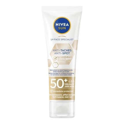 Солнцезащитный крем Nivea Sun Сияющий крем для лица SPF50