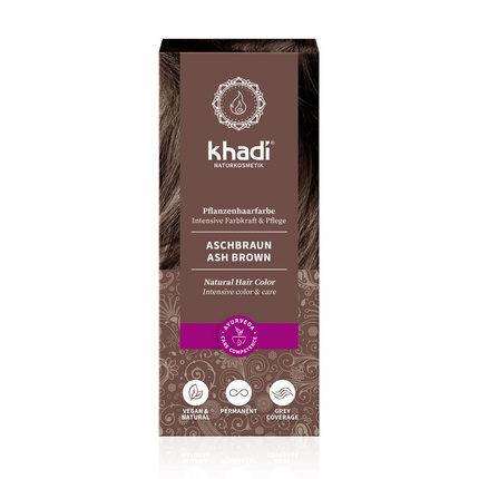 Травяная краска для волос Khadi