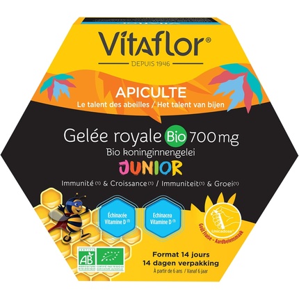 Витаминная сыворотка Vitaflor Royal Jelly Protection Plus Junior для детей от 6 лет и старше