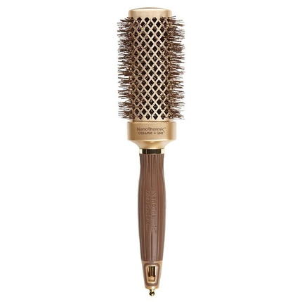 Круглая щетка Olivia Garden Expert Blowout Straight Gold & Brown
