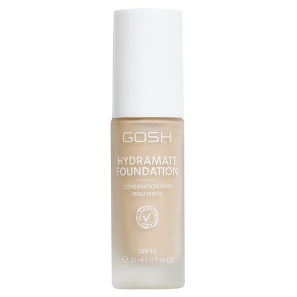 Тональная основа Gosh Foundation с SPF 15 для светлой и темной кожи, веганская, матирующая