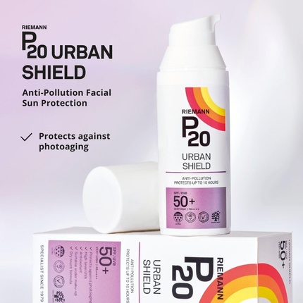 Крем для защиты от солнца для лица Riemann Urban Shield SPF 50+