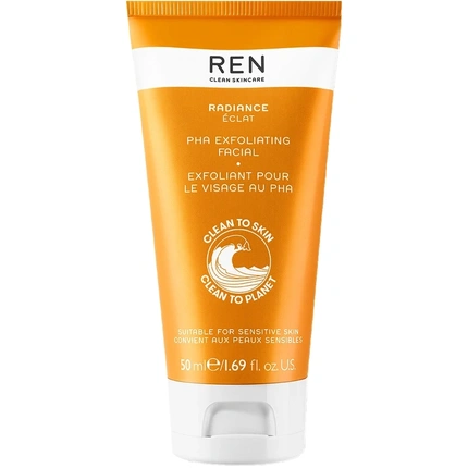 Пилинг Ren Clean Skincare PHA Polyhydroxy Acid Gentle Brightening Exfoliator