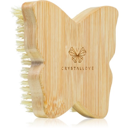Набор для ухода за телом Crystalove Bamboo Butterfly Agave Body Brush